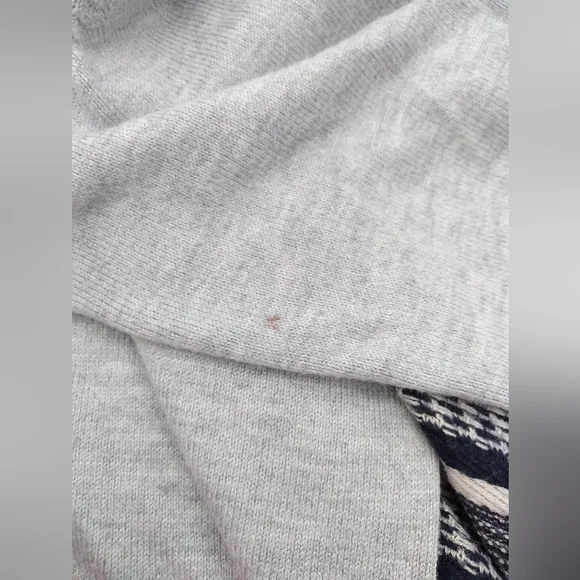 Penningtons Grey Sweater with Black & White Horizontal Stripes, Size 1X,… - Picture 8 of 9